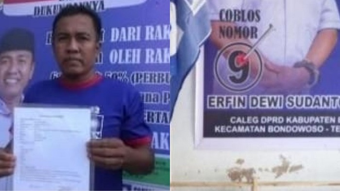 Caleg Bondowoso rela jual Ginjal untuk biayai kampanye.(blok-a.com/Kuryanto)