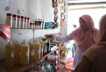 Salah satu warung warung kelontong yang menjadi pilot project program "Pisces Relay" Senin (11/3/2024).