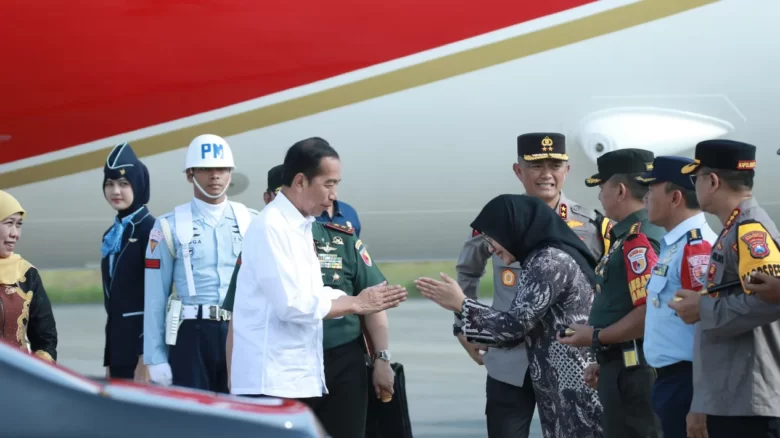 Kunjungan Presiden Jokowi ke Banyuwangi beberapa waktu lalu. (dok. Viva)