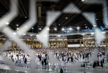 Ilustrasi jamaah haji. (Delil SOULEIMAN/AFP)