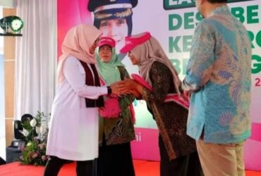 Bupati Banyuwangi saat launching Program Desa Bebas Nyamuk Keluarga Sehat Bebas Gerak di Kecamatan Srono, Rabu (8/5/2024)(blok-a.com/istimewa).