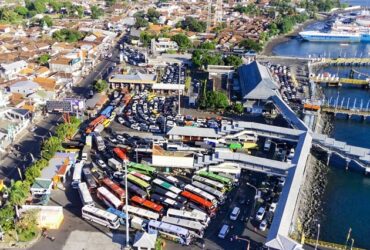Proyek skybrige yang menghubungkan stasiun dan pelabuhan Ketapang siap dibangun. (dok. Pemkab Banyuwangi)