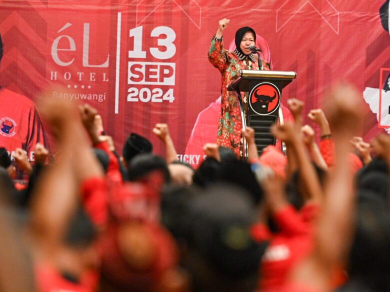 PDIP gelar Rapat Kerja khusus di Banyuwangi dihadiri Bakal Calon Gubernur Jawa Timur Tri Rismaharini, Jumat (13/9/2024).