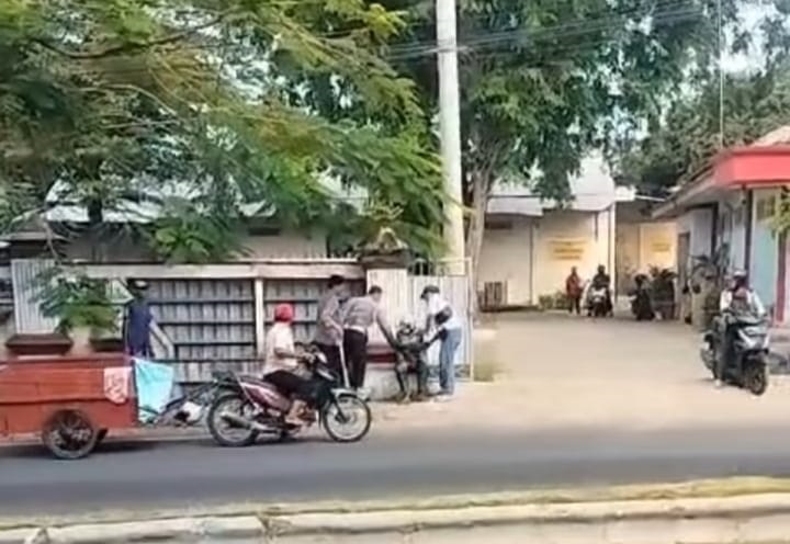 Lokasi perkelahian dua pemulung di Kecamatan Giri, Banyuwangi.