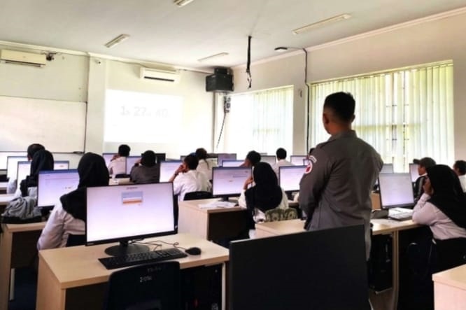 Dok. THL di Banyuwangi saat mengikuti ujian seleksi PPPK di BKPP Banyuwangi.