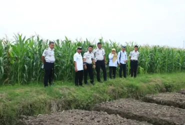 Tinjau SAE Paswangi, Kalapas Banyuwangi bersam Kadispertan Pastikan Kesiapan Lahan Peternakan, Rabu (28/1/2026)(dok Humas Lapas)