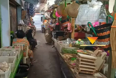 Dampak maraknya pasar liar, Pasda Rogojampi sepi pembeli, Senin (26/1/2026)(blok-a.com/Kuryanto)
