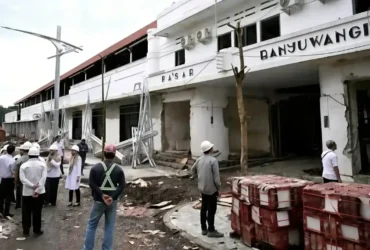 Progres pembangunan Pasar Banyuwangi dan Asrama Inggrisan mencapai 90 persen