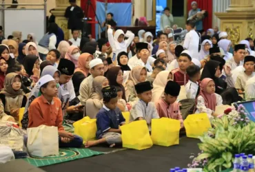 Anak-anak luar biasa yang menerima santunan (foto: ist)