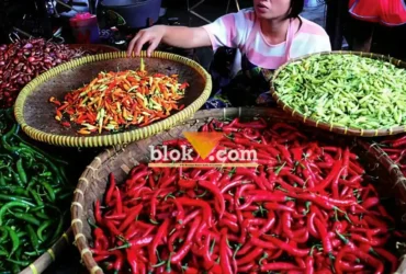 Pasca Lebaran 2026, harga bapokting di Pasar Tradisional atau Pasar Daerah Banyuwangi alami penurunan, Jum'at (27/3/2026)(blok-a.com/Kuryanto)