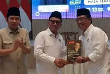 Acara pelantikan pengurus Dekopinda Jember di Pendopo Wahyawibawagraha, Jumat (13/03/2026).