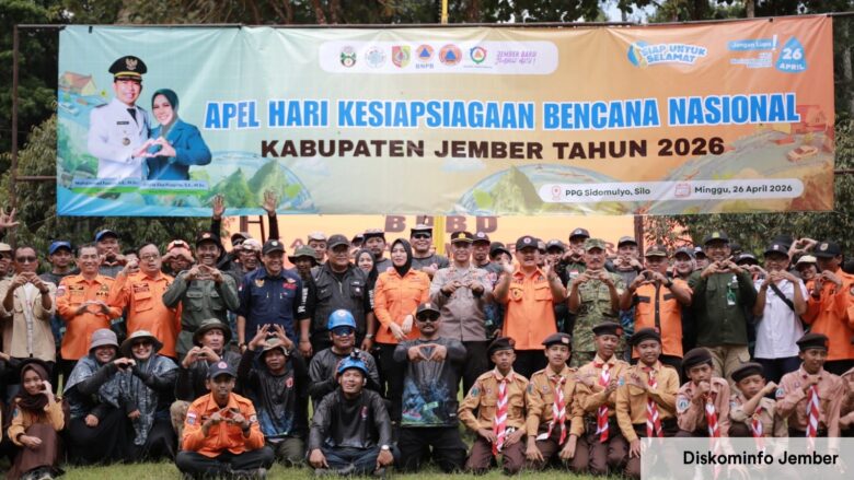 Apel Hari Kesiapsiagaan Bencana di Silo, Minggu (26/4) (foto: ist)
