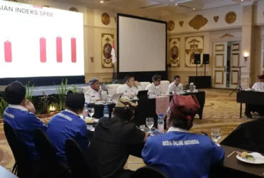 Rakor Penguatan Keamanan Siber yang digelar oleh Kementerian Koordinator Bidang Politik dan Keamanan RI di Banyuwangi, Rabu (6/5/2026) (foto: istimewa)
