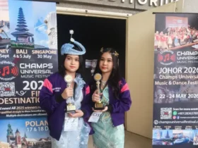 Cherie dan Vivianne Wangsa Harumkan Indonesia di Ajang Musik Internasional Johor 2026 (foto: istimewa)