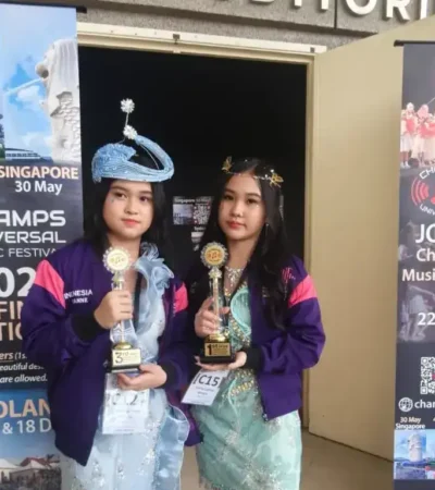Cherie dan Vivianne Wangsa Harumkan Indonesia di Ajang Musik Internasional Johor 2026 (foto: istimewa)