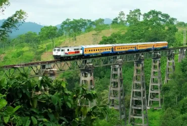 Jembatan Mrawan Jadi ikon KAI Daop 9 Jember. (Istimewa).