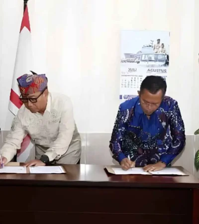 BNNK Banyuwangi dan Kwarcab Pramuka perkuat Saka Pramuka anti narkoba (foto: istimewa)