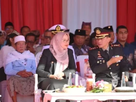 Bupati Ipuk Fiestiandani bersama Kapolresta Banyuwangi, Kombes Pol Rofiq Ripto Himawan (Foto: Istimewa)