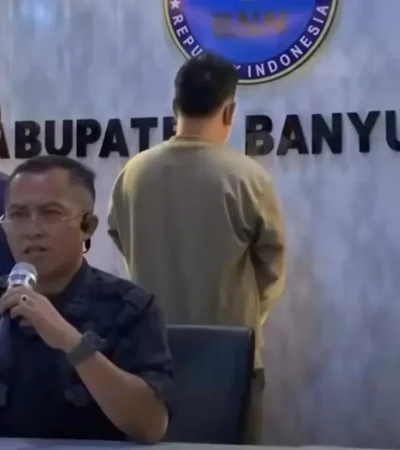 Kepala BNNK Banyuwangi, Kombes Pol Rachmat Kurniawan saat memberi keterangan pers (foto: Istimewa)