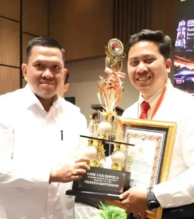 Polresta Banyuwangi kembali ukir prestasi, Satresnarkoba raih penghargaan ranking III barang bukti terbanyak se-Jawa Timur pada semester I tahun 2026 (Foto: dok Polresta)