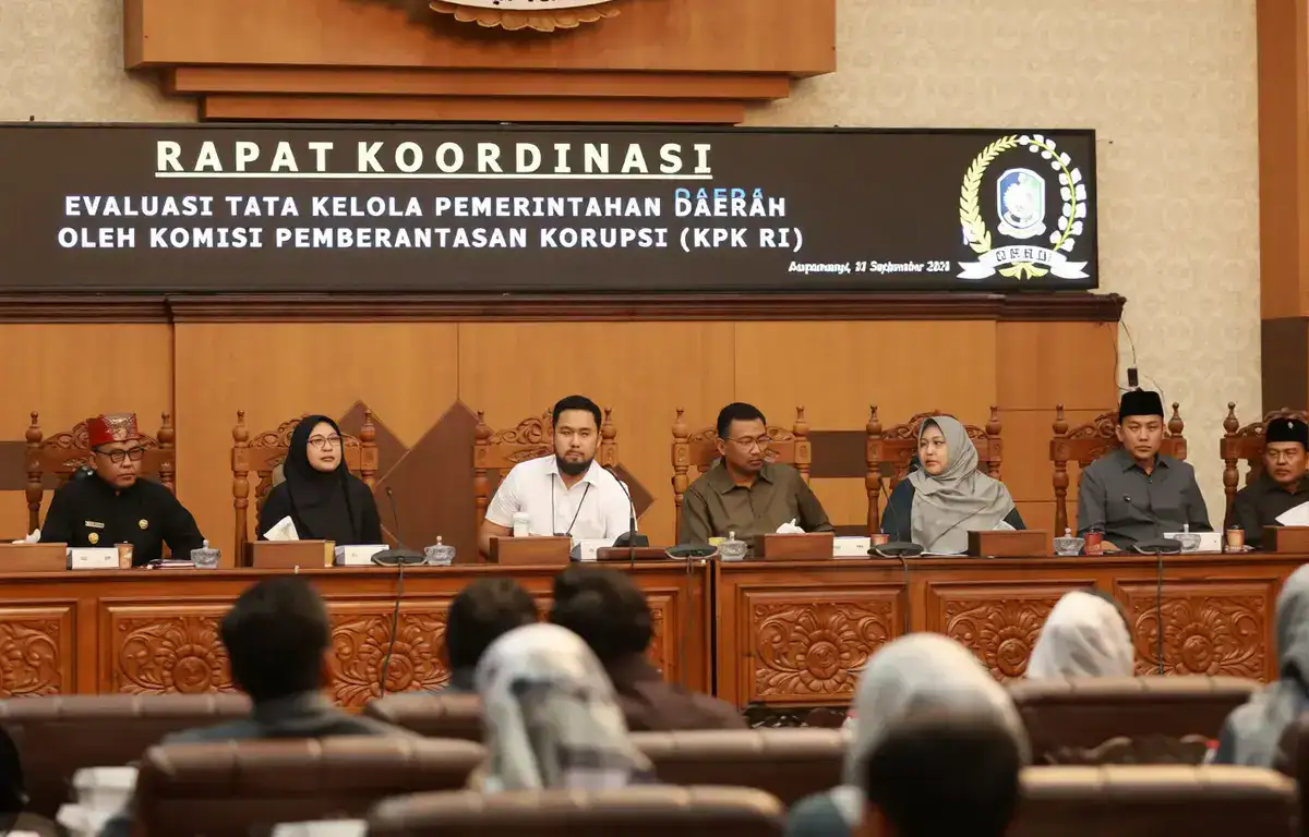 KPK Gelar Rakor dan Evaluasi Tata Kelola Pemerintahan di Banyuwangi