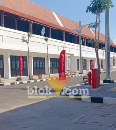 Pasar Banyuwangi yang baru bukan hanya tempat belanja tapi juga jadi destinasi wisata lokal. (foto: blok-a com/Kuryanto)