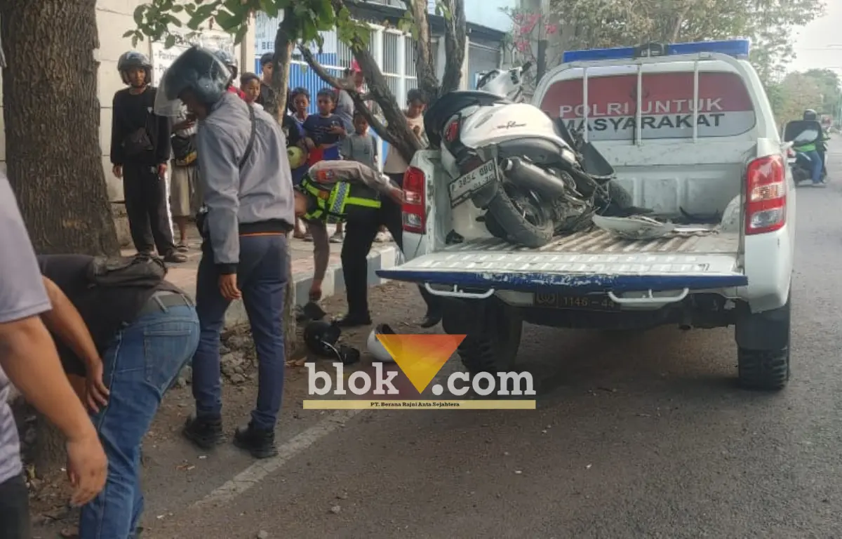 Motor Dikendarai Pelajar 15 Tahun Tabrak Pohon di Banyuwangi, Korban Luka Berat