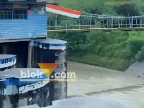Pintu air Desa Genteng Kulon, Kecamatan Genteng, Banyuwangi, Rabu (16/09/2026) (foto: blok-a.com/Kuryanto)