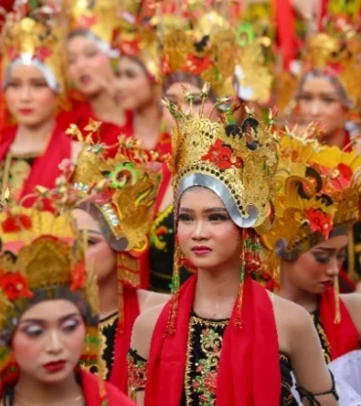 Sebanyak 200 penari dari luar daerah ikuti pagelaran tari kolosal Gandrung Sewu 2026. (Foto: dok Gandrung Sewu 2025).